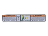 1001122373 Decal, Warning Dual Cap. | JLG